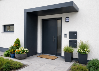 Haustürüberdachung